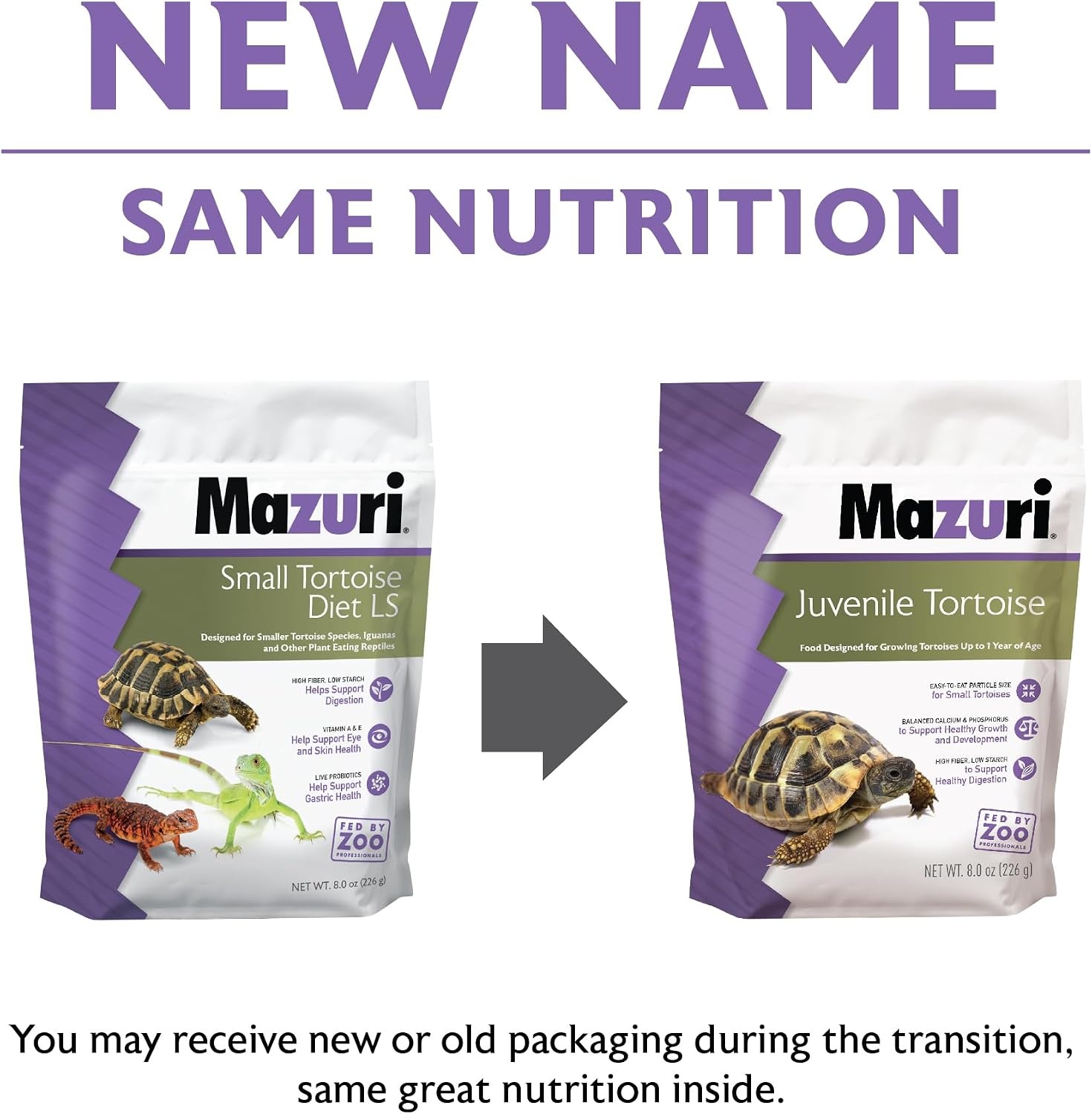 image:imageMazuri  Juvenile Tortoise Food for Baby Tortoises  8 Ounce 8 oz BagMulticolored