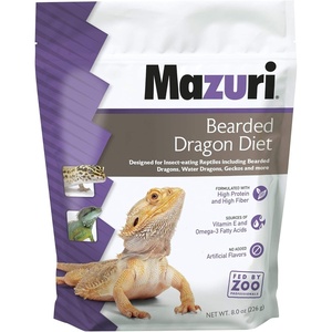 image:imageMazuri  Bearded Dragon Food  Insect Portion of a Complete Diet  8 Ounce 8 oz Bag8 Ounce Pack of 1