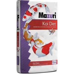 image:imageMazuri  Koi Floating Platinum Nuggets 20 Pound 20 lb Bag