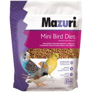 image:imageMazuri  Nutritionally Complete Food for Mini Birds  2 Pound 2 lb Bag2 Pound Pack of 1
