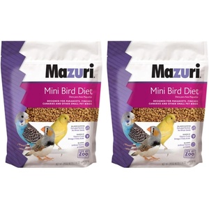 image:imageMazuri  Nutritionally Complete Food for Mini Birds  2 Pound 2 lb Bag32 Ounce Pack of 2
