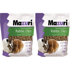 image:imageMazuri  Nutritionally Complete Timothy HayBased Rabbit Food  25 Pound 25 lb Bag5 Pound Pack of 2