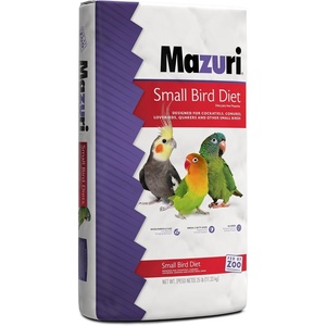 image:imageMazuri  Nutritionally Complete for Small Birds  25 Pound 25 lb Bag25 Pound Pack of 1