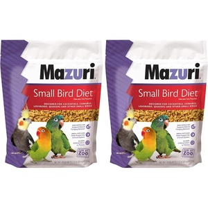 image:imageMazuri  Nutritionally Complete for Small Birds  25 Pound 25 lb Bag40 Ounce Pack of 2