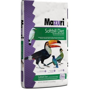 image:imageMazuri  Softbill Diet for IronSensitive Birds  15 Pound 15 lb Bag