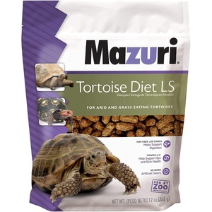 image:imageMazuri Low Starch Tortoise Diet for African SpurredSulcata Desert Egyptian Galapagos Gopher Greek Leopard Pancake Radiated or YellowFooted Tortoise 12 oz12 Ounce Pack of 1