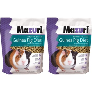 image:imageMazuri Timothy HayBased Guinea Pig Diet  Food for Guinea Pigs  5 Pound 5 LB Bag80 Ounce Pack of 2