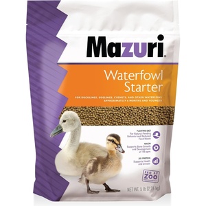 image:imageMazuri Waterfowl Starter Food for Baby Ducks and Geese 5 LB5 Pound Pack of 1