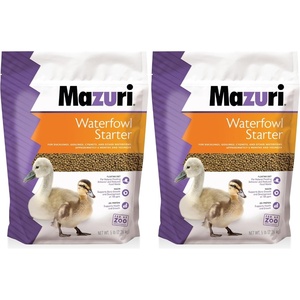 image:imageMazuri Waterfowl Starter Food for Baby Ducks and Geese 5 LB80 Ounce Pack of 2